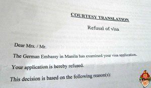 “Your application is hereby refused.” I wish that every Schengen Visa applicant will not see this line.