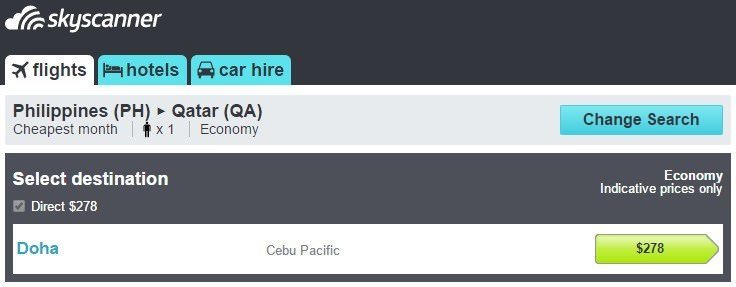 Cheap Flight Routes from Manila to South America