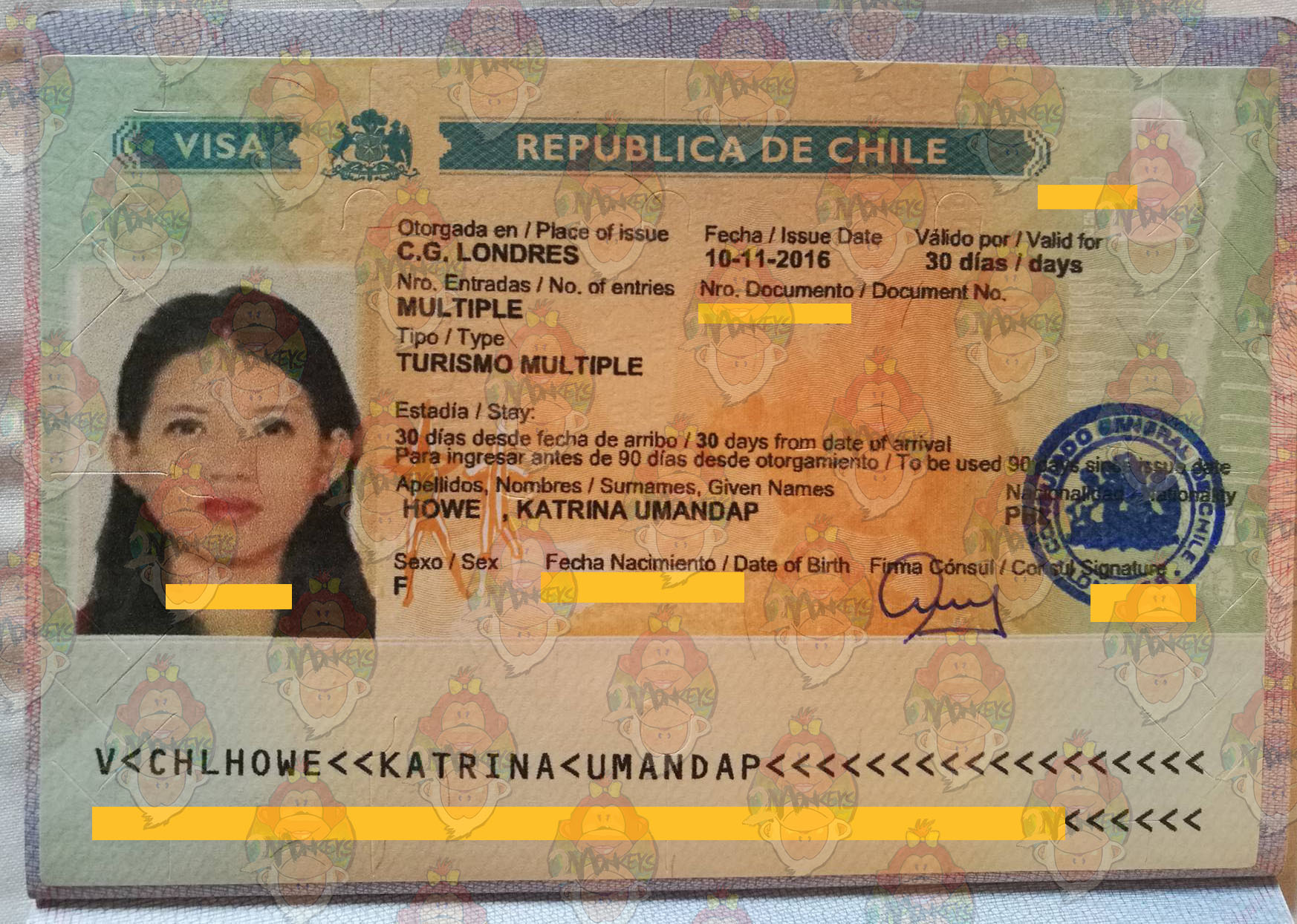 Chile Visa