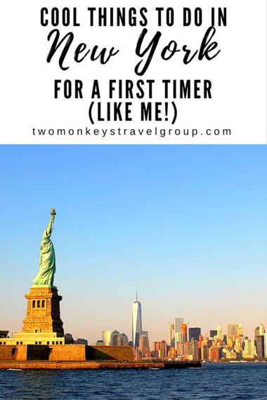 Cool Things to do in New York for a First Timer (like me!)