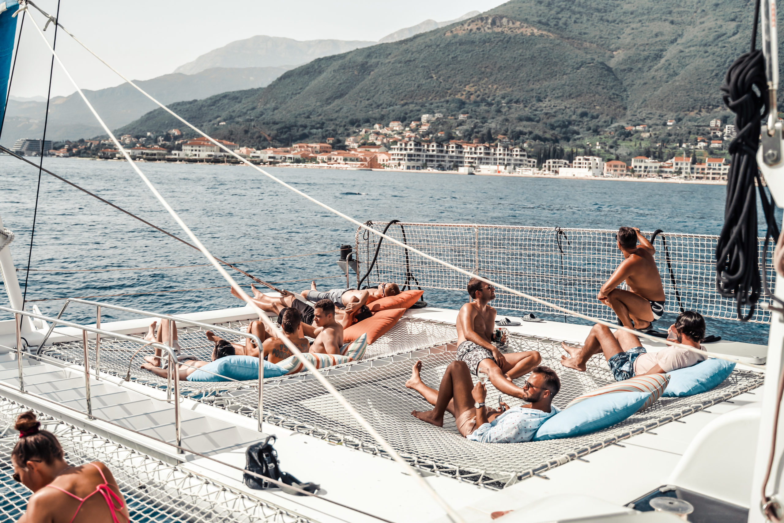 My Birthday Party at Catamaran Tahiti The Largest Sailing Party Boat in Montenegro